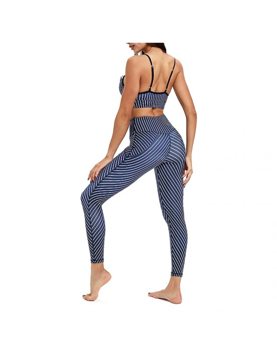 Women Color Print Yoga Set